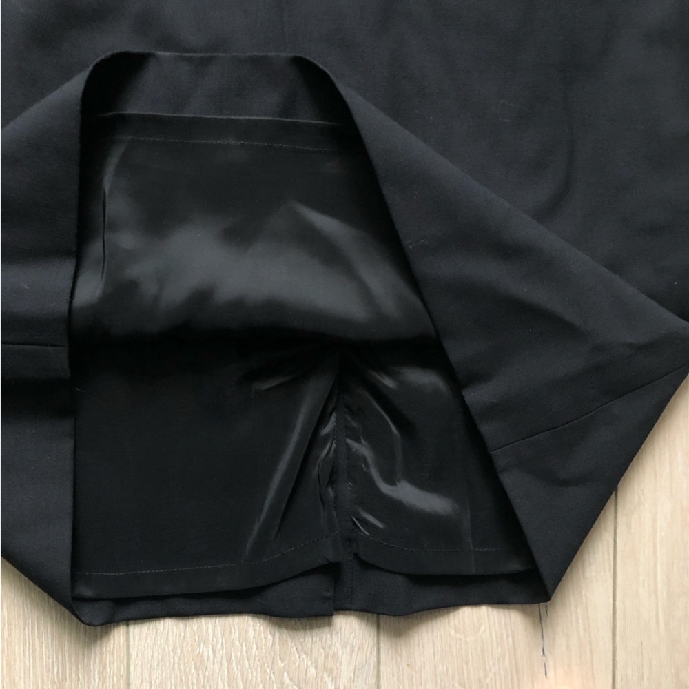 J. Crew Sheath Peplum Cap Sleeve Wool Blend Dress in Black Size 2 - Picture 8 of 11